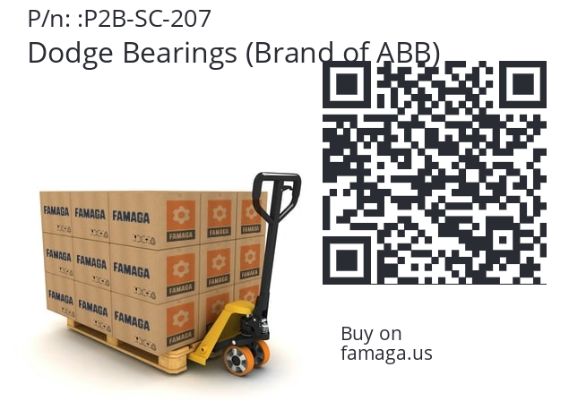   Dodge Bearings (Brand of ABB) P2B-SC-207