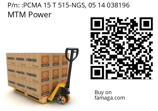   MTM Power PCMA 15 T 515-NGS, 05 14 038196