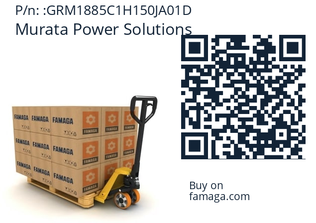   Murata Power Solutions GRM1885C1H150JA01D