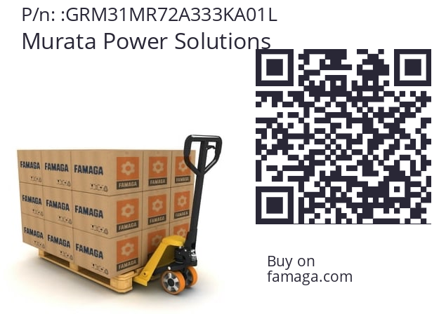   Murata Power Solutions GRM31MR72A333KA01L