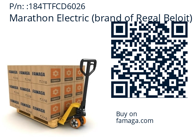   Marathon Electric (brand of Regal Beloit) 184TTFCD6026