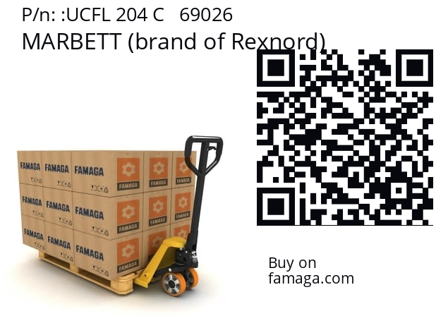   MARBETT (brand of Rexnord) UCFL 204 C   69026