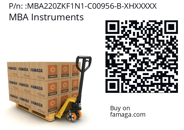   MBA Instruments MBA220ZKF1N1-C00956-B-XHXXXXX