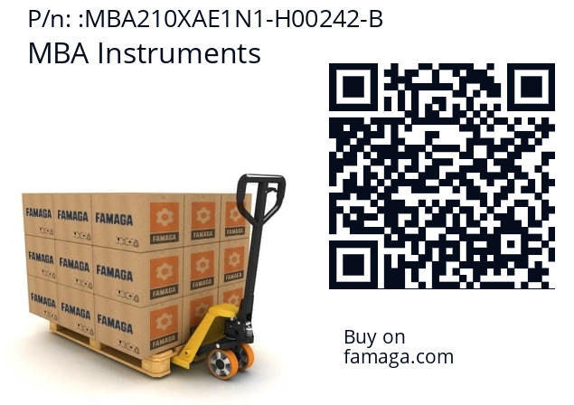   MBA Instruments MBA210XAE1N1-H00242-B