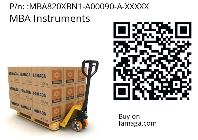   MBA Instruments MBA820XBN1-A00090-A-XXXXX