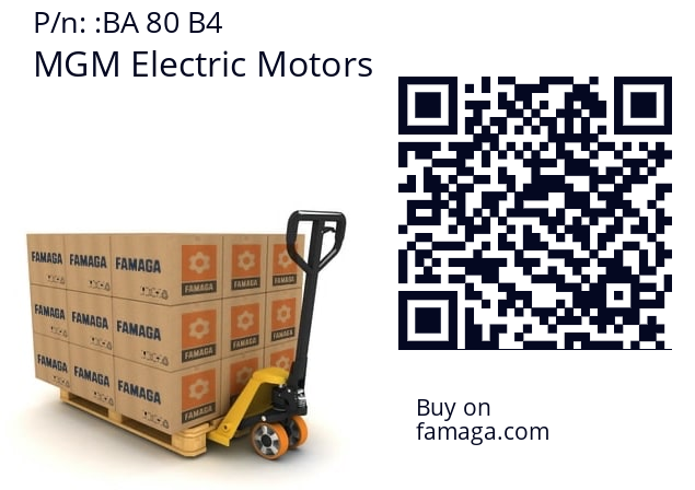   MGM Electric Motors BA 80 B4