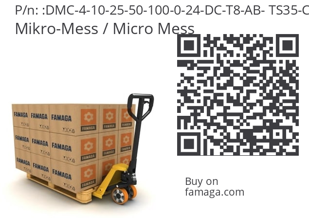   Mikro-Mess / Micro Mess DMC-4-10-25-50-100-0-24-DC-T8-AB- TS35-CE
