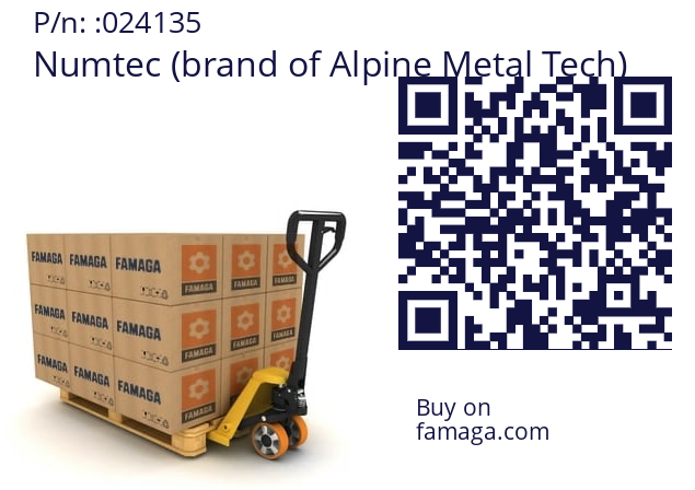  Numtec (brand of Alpine Metal Tech) 024135