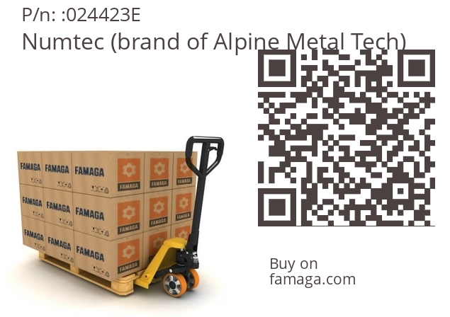   Numtec (brand of Alpine Metal Tech) 024423E