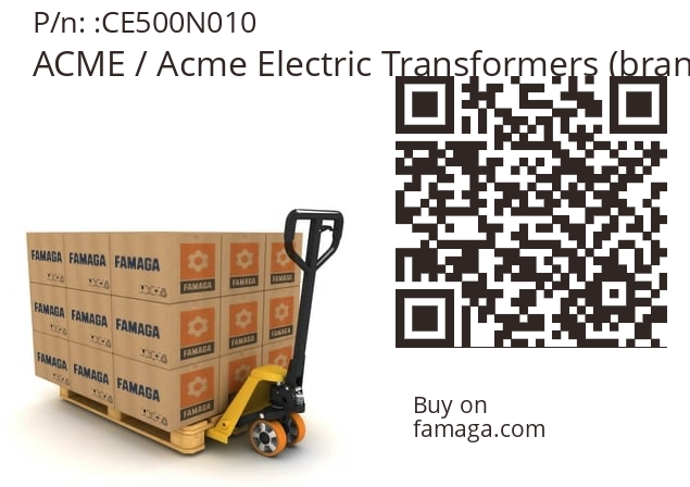   ACME / Acme Electric Transformers (brand of Hubbell) CE500N010