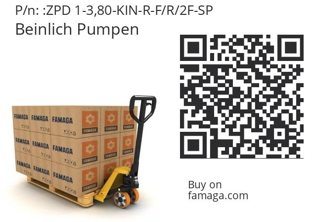   Beinlich Pumpen ZPD 1-3,80-KIN-R-F/R/2F-SP