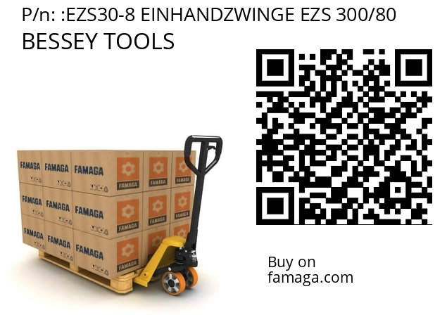   BESSEY TOOLS EZS30-8 EINHANDZWINGE EZS 300/80