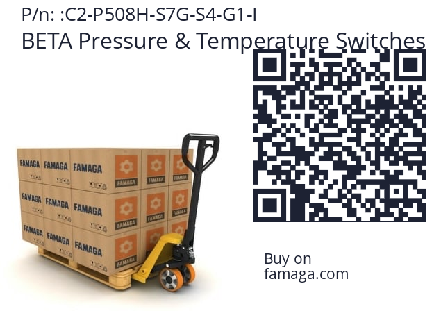   BETA Pressure & Temperature Switches C2-P508H-S7G-S4-G1-I