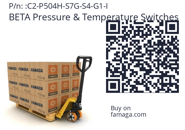   BETA Pressure & Temperature Switches C2-P504H-S7G-S4-G1-I
