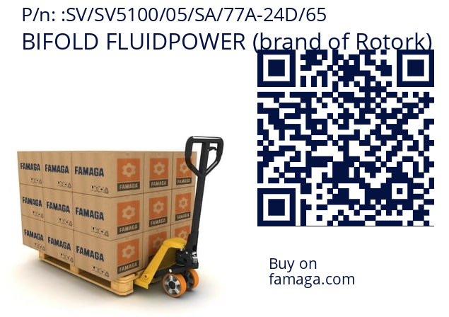   BIFOLD FLUIDPOWER (brand of Rotork) SV/SV5100/05/SA/77A-24D/65