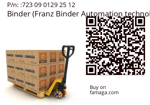   Binder (Franz Binder Automation technology / Connectors) 723 09 0129 25 12