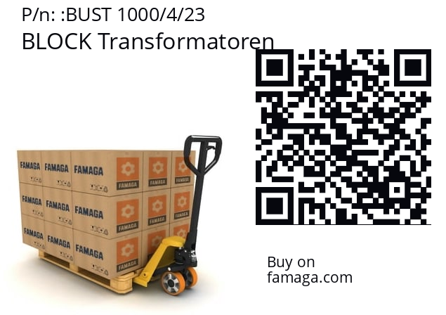   BLOCK Transformatoren BUST 1000/4/23