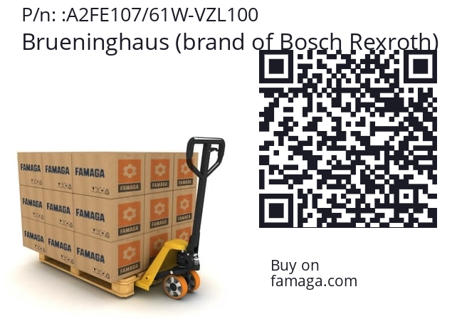   Brueninghaus (brand of Bosch Rexroth) A2FE107/61W-VZL100