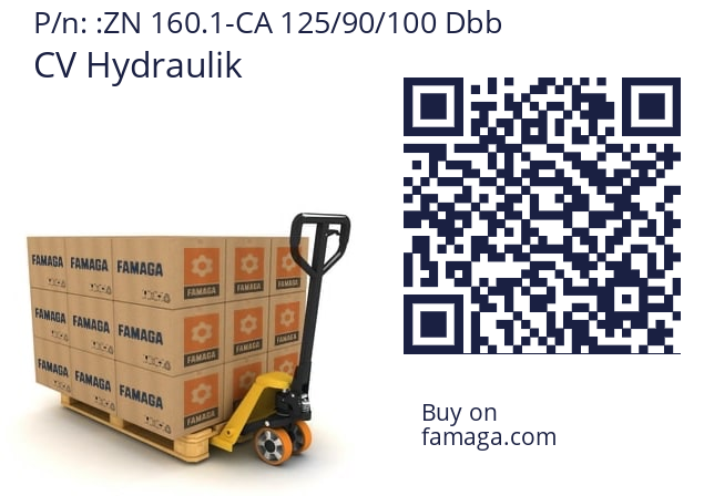   CV Hydraulik ZN 160.1-CA 125/90/100 Dbb