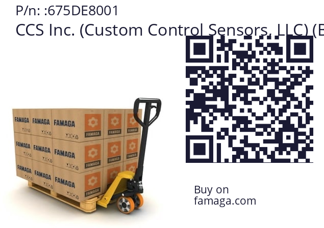   CCS Inc. (Custom Control Sensors, LLC) (Brand of OPTEX GROUP) 675DE8001
