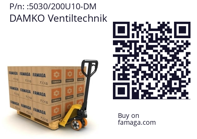  5000586 DAMKO Ventiltechnik 5030/200U10-DM