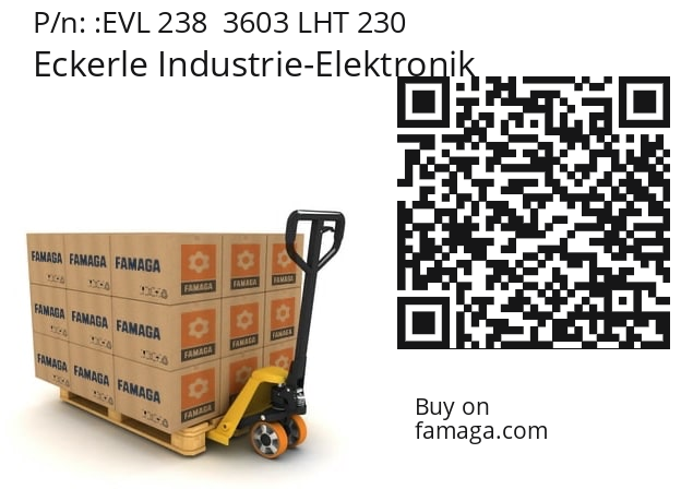 Ballast  Eckerle Industrie-Elektronik EVL 238  3603 LHT 230