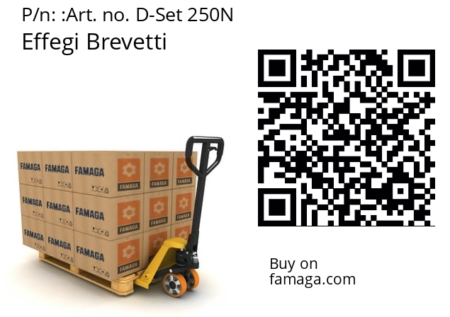   Effegi Brevetti Art. no. D-Set 250N