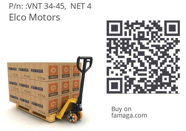   Elco Motors VNT 34-45,  NET 4