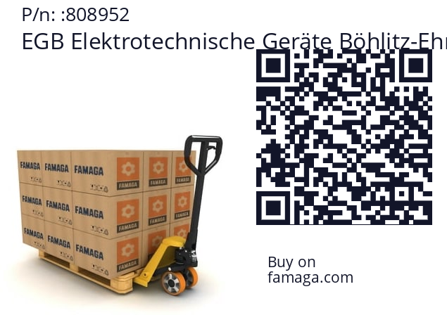   EGB Elektrotechnische Geräte Böhlitz-Ehrenberg 808952