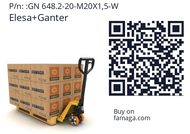   Elesa+Ganter GN 648.2-20-M20X1,5-W
