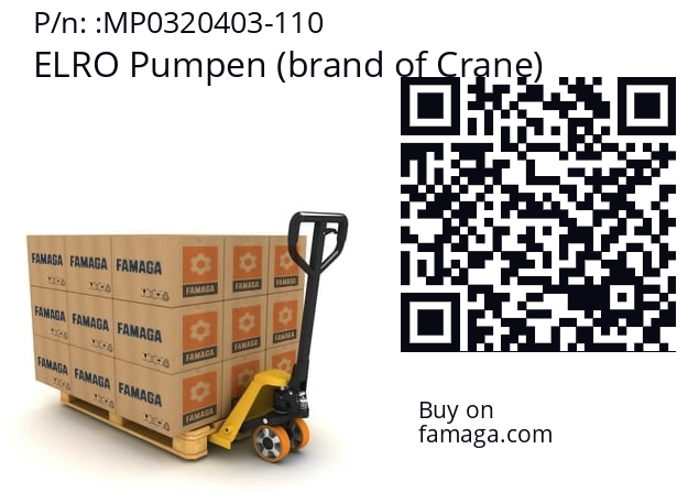   ELRO Pumpen (brand of Crane) MP0320403-110