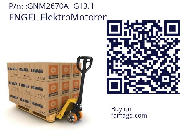   ENGEL ElektroMotoren GNM2670A−G13.1