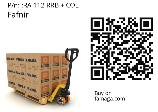   Fafnir RA 112 RRB + COL