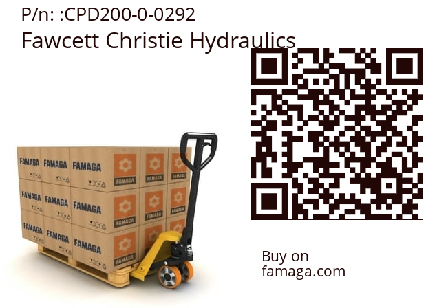   Fawcett Christie Hydraulics CPD200-0-0292