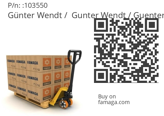   Günter Wendt /  Gunter Wendt / Guenter Wendt 103550