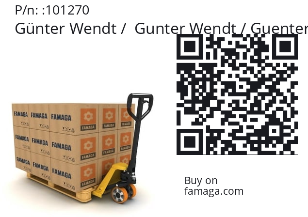   Günter Wendt /  Gunter Wendt / Guenter Wendt 101270