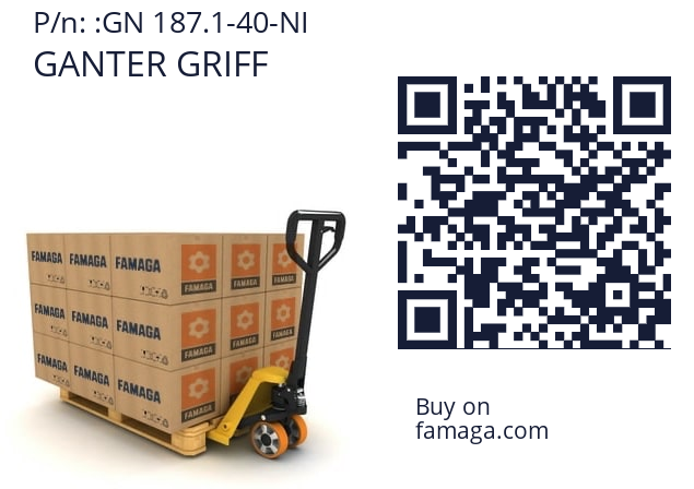   GANTER GRIFF GN 187.1-40-NI
