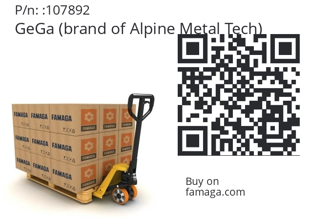   GeGa (brand of Alpine Metal Tech) 107892