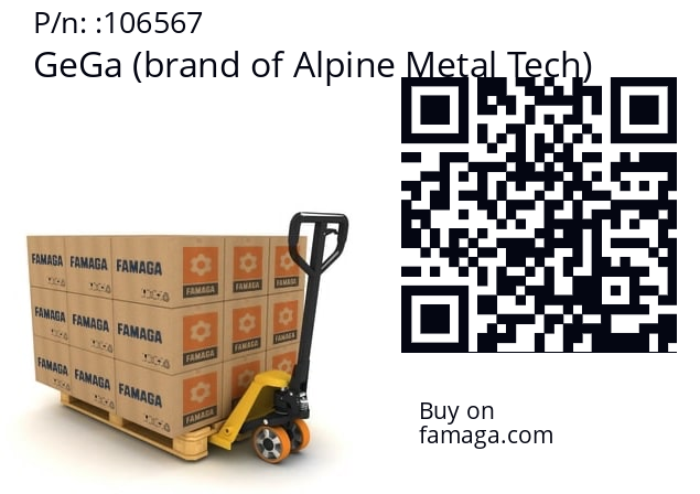   GeGa (brand of Alpine Metal Tech) 106567