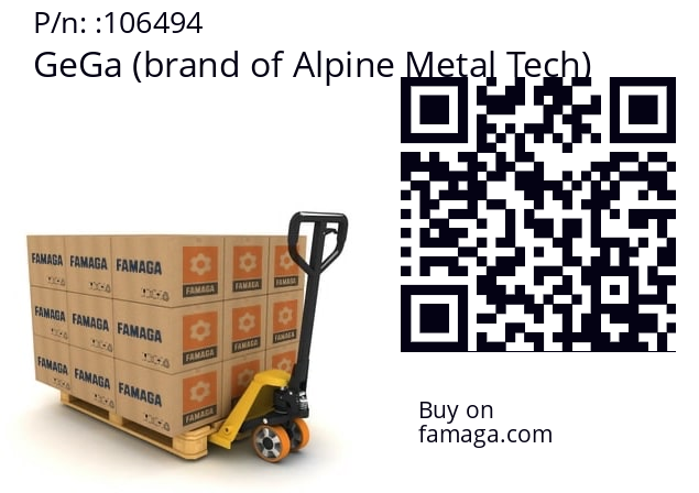   GeGa (brand of Alpine Metal Tech) 106494