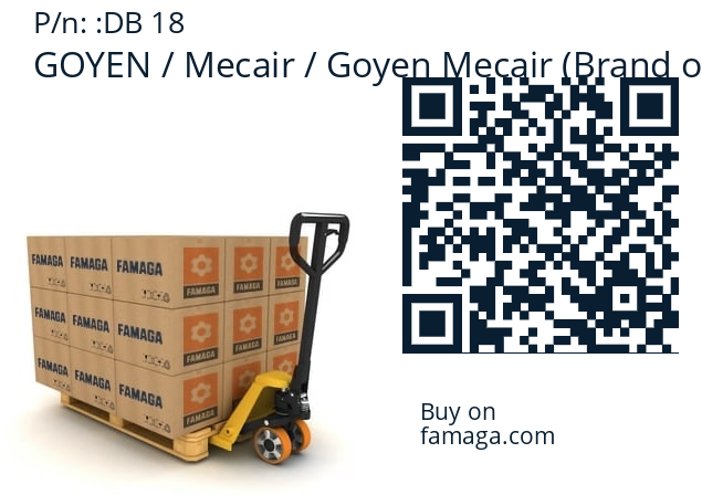  DB 18   GOYEN / Mecair / Goyen Mecair (Brand of Pentair) DB 18