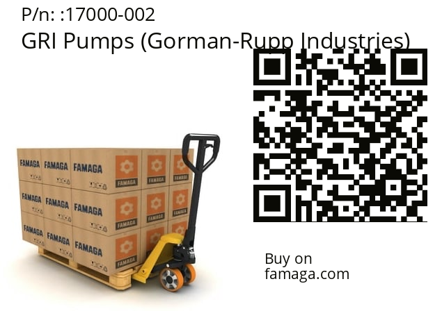   GRI Pumps (Gorman-Rupp Industries) 17000-002