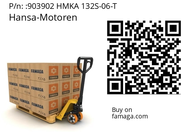   Hansa-Motoren 903902 HMKA 132S-06-T