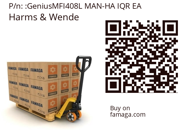   Harms & Wende GeniusMFI408L MAN-HA IQR EA
