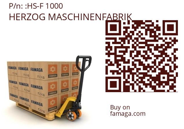   HERZOG MASCHINENFABRIK HS-F 1000
