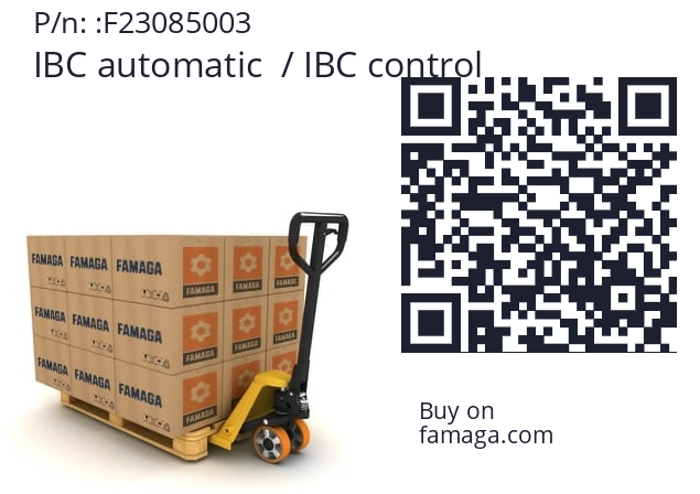   IBC automatic  / IBC control F23085003