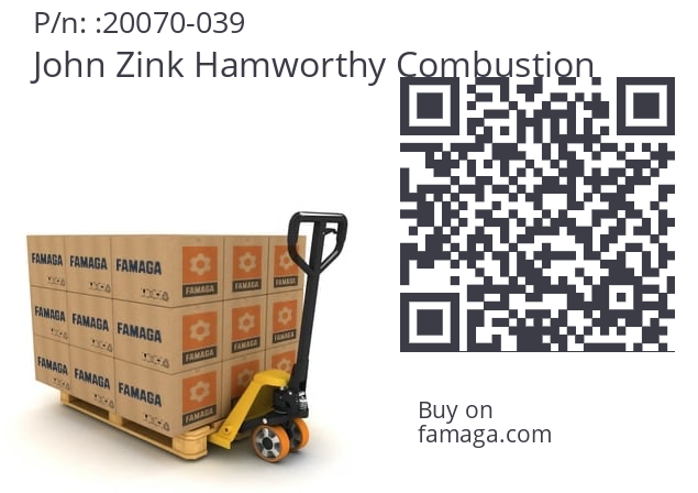   John Zink Hamworthy Combustion 20070-039