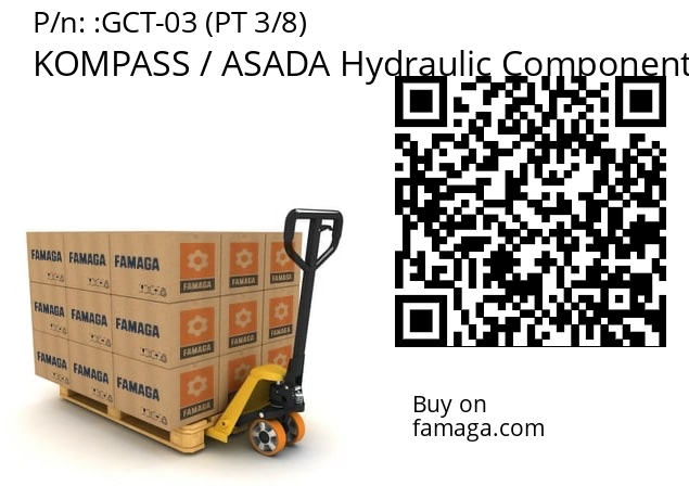   KOMPASS / ASADA Hydraulic Components GCT-03 (PT 3/8)