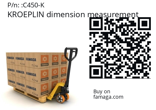   KROEPLIN dimension measurement C450-K