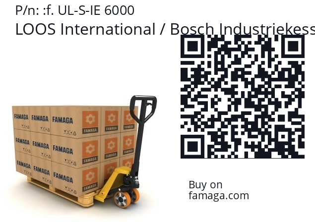   LOOS International / Bosch Industriekessel f. UL-S-IE 6000